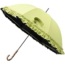 Amazon | 【日傘】おしゃれなフリル付 長傘 プリンセス